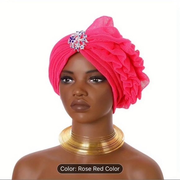 Beige  Rhinestone headwear - Picture 6 of 11